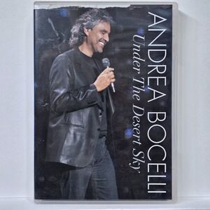 Andrea Bocelli‎ Under Desert Sky DVD Live Concert Las Vegas Special Ed PBS Tenor